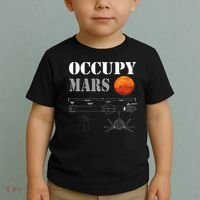 Occupy Mars Starship Rocket Toddler T-Shirt thumb 2