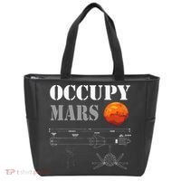 Occupy Mars Starship Rocket Tote Bag thumb 0