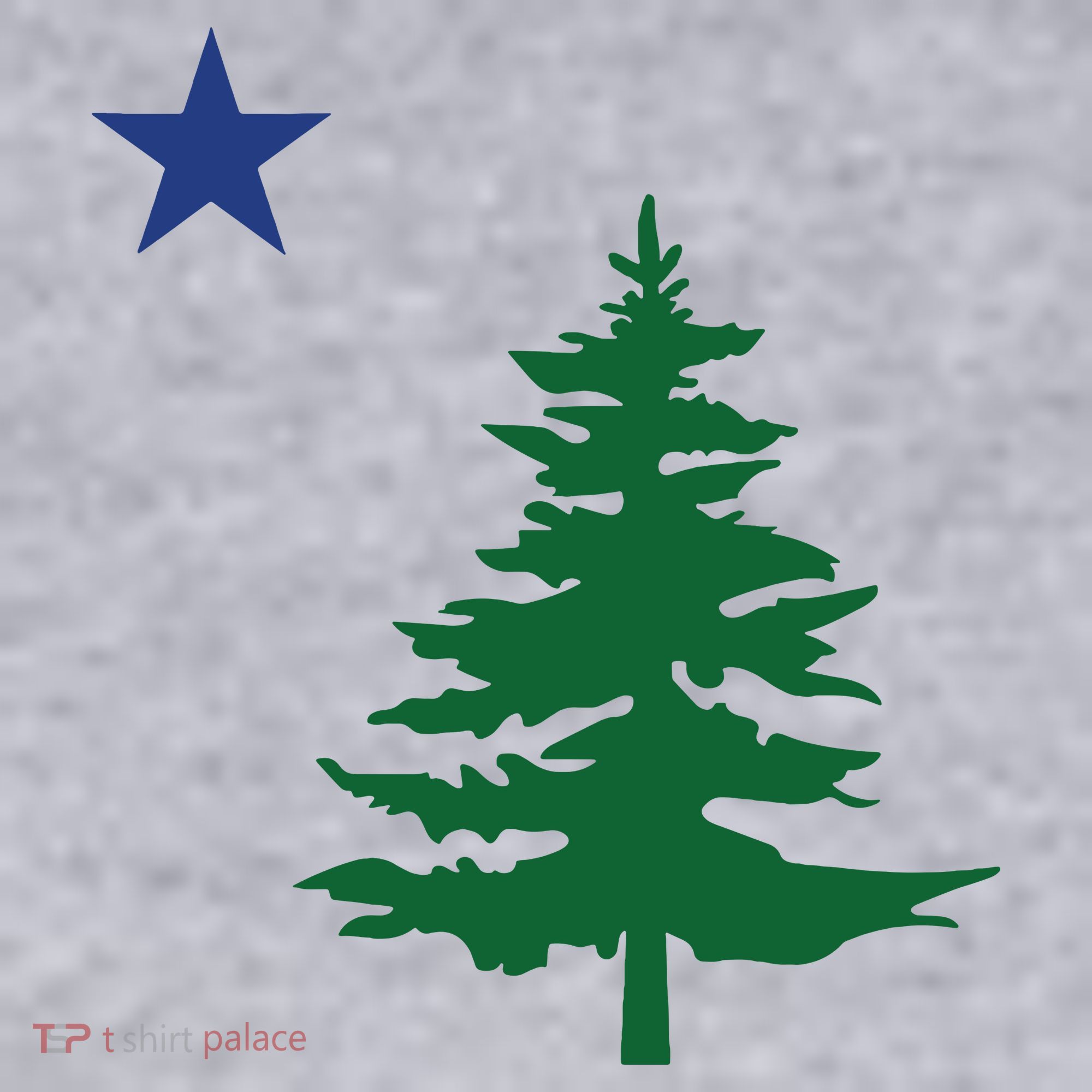 Old Maine State Flag 1901 Pine Tree Star Women's Sweatshirt
