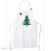 Old Maine State Flag 1901 Pine Tree Star Apron thumb 0