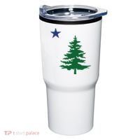 Old Maine State Flag 1901 Pine Tree Star Tumbler thumb 0