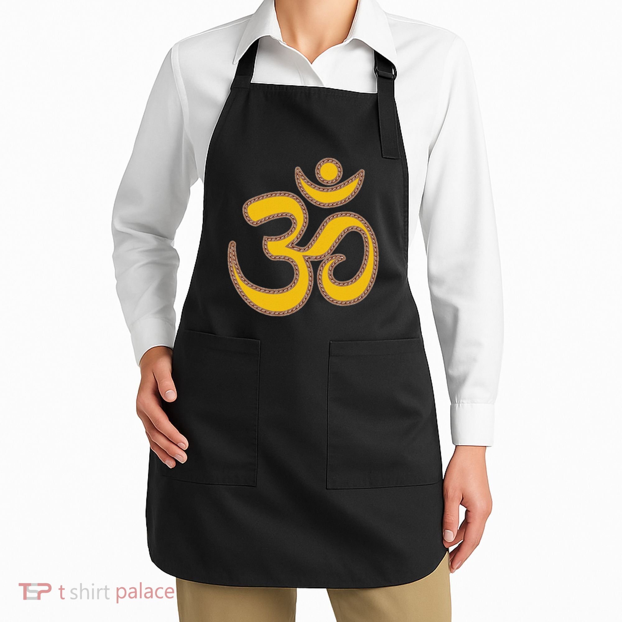 Om Meditation Spiritual Ancient Symbol Peace Yoga Aum Omkara Apron