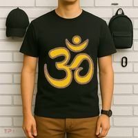 Om Meditation Spiritual Ancient Symbol Peace Yoga Aum Omkara T-Shirt thumb 6
