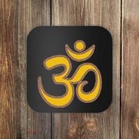 Om Meditation Spiritual Ancient Symbol Peace Yoga Aum Omkara Coaster thumb 0