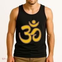 Om Meditation Spiritual Ancient Symbol Peace Yoga Aum Omkara Tank Top thumb 3