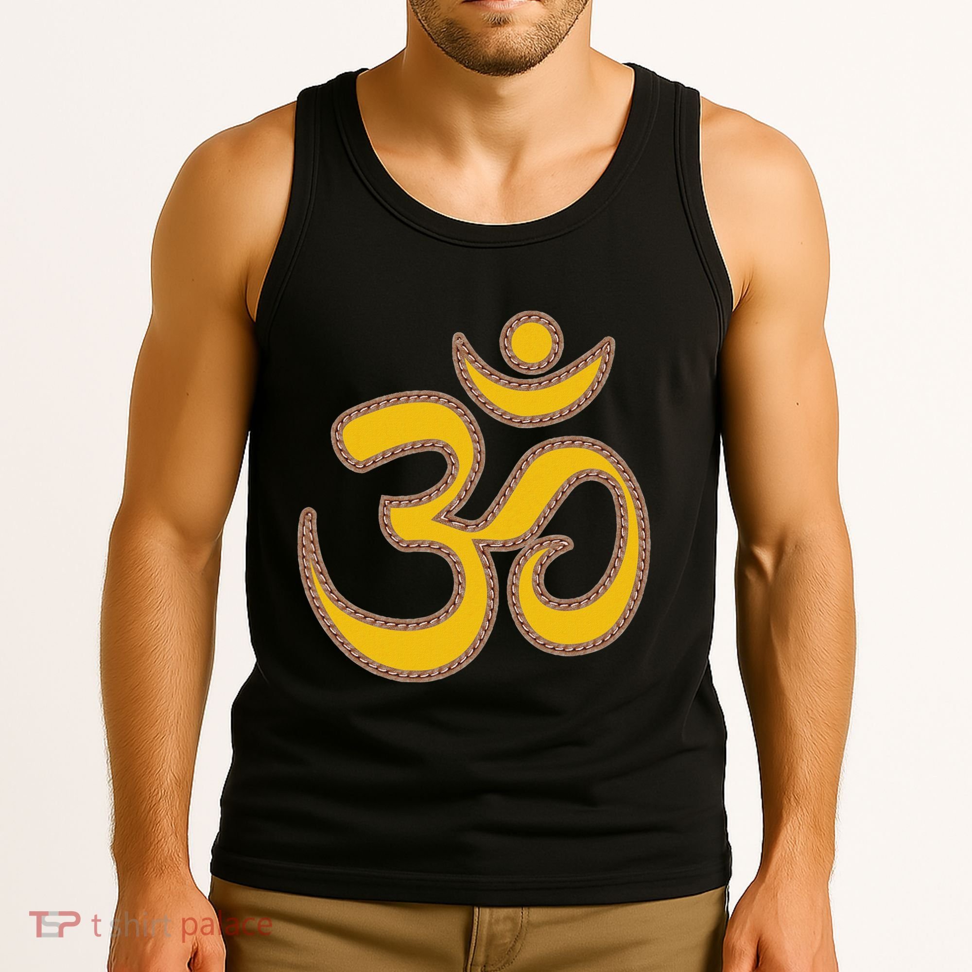 Om Meditation Spiritual Ancient Symbol Peace Yoga Aum Omkara Tank Top