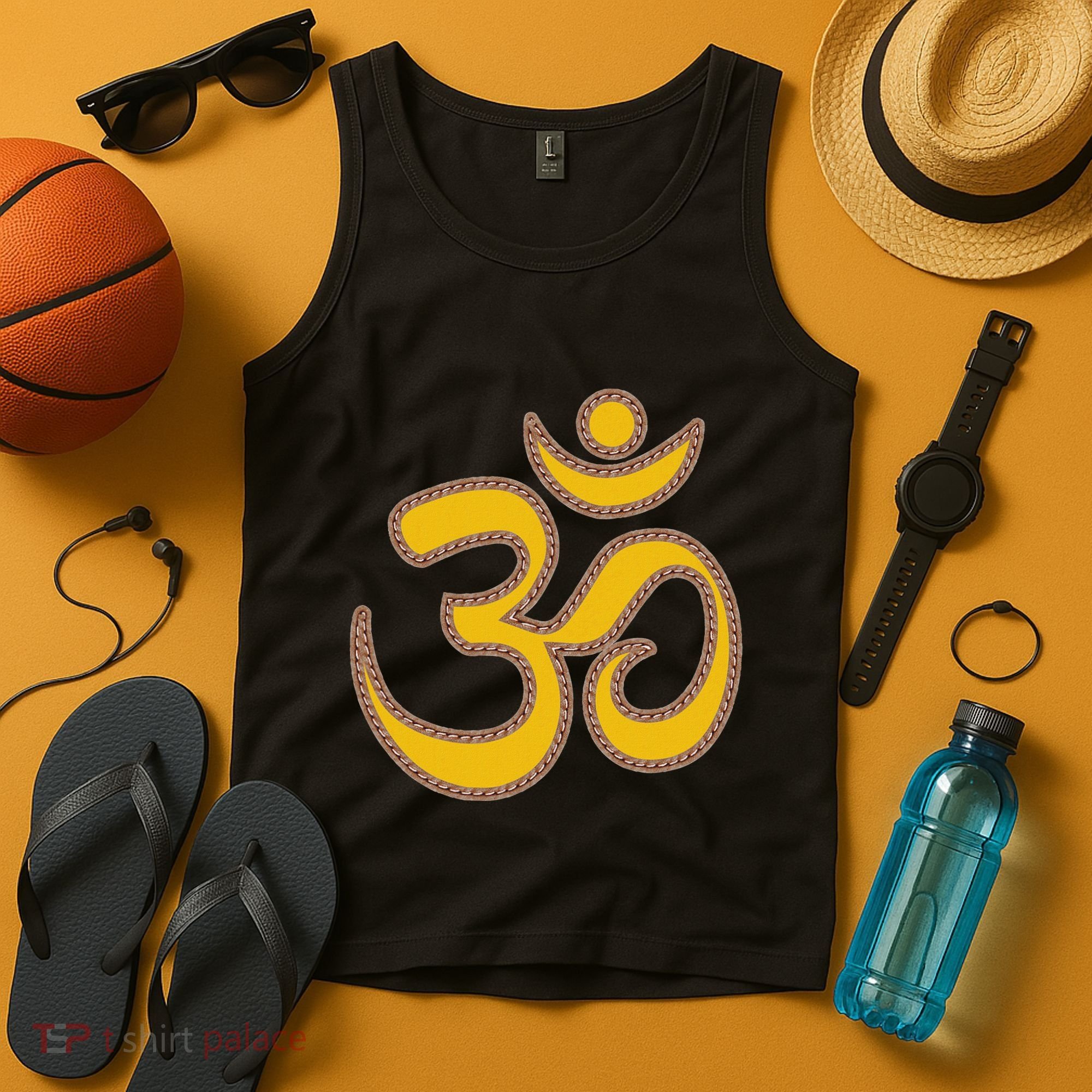 Om Meditation Spiritual Ancient Symbol Peace Yoga Aum Omkara Tank Top