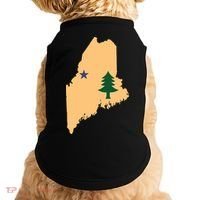 Original Maine State Flag Gift Northern New England Dirigo Doggie Tank thumb 0