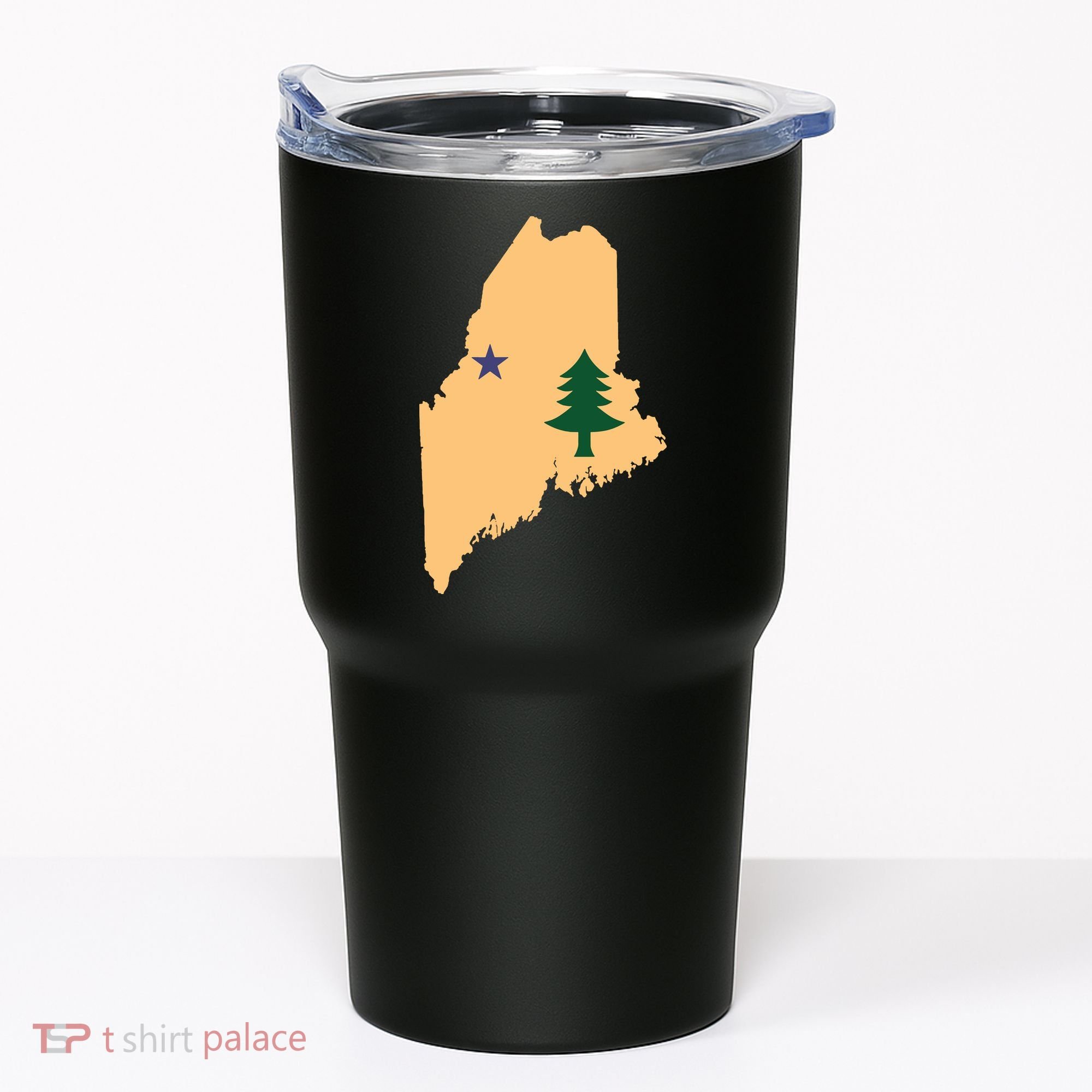 Original Maine State Flag Gift Northern New England Dirigo Tumbler