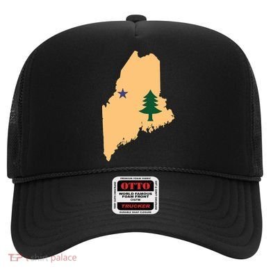 Original Maine State Flag Gift Northern New England Dirigo Hat
