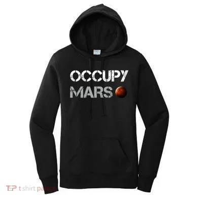 Occupy Mars Space Explorer Women's Hoodie