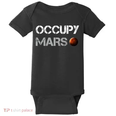 Occupy Mars Space Explorer Baby Bodysuit
