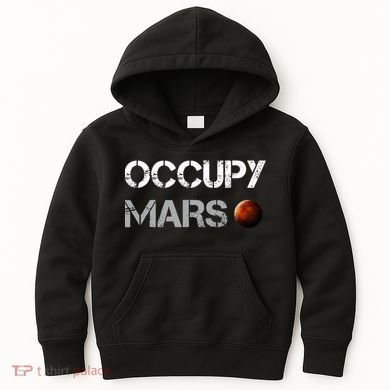 Occupy Mars Space Explorer Kids Hoodie
