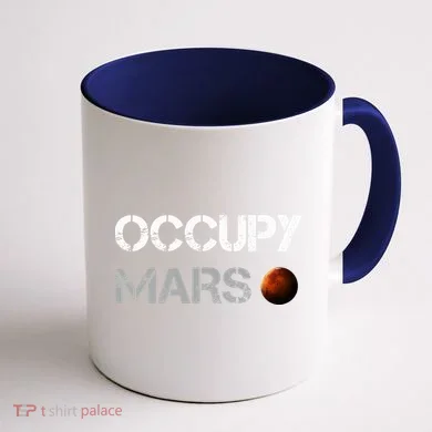 Occupy Mars Space Explorer Coffee Mug back
