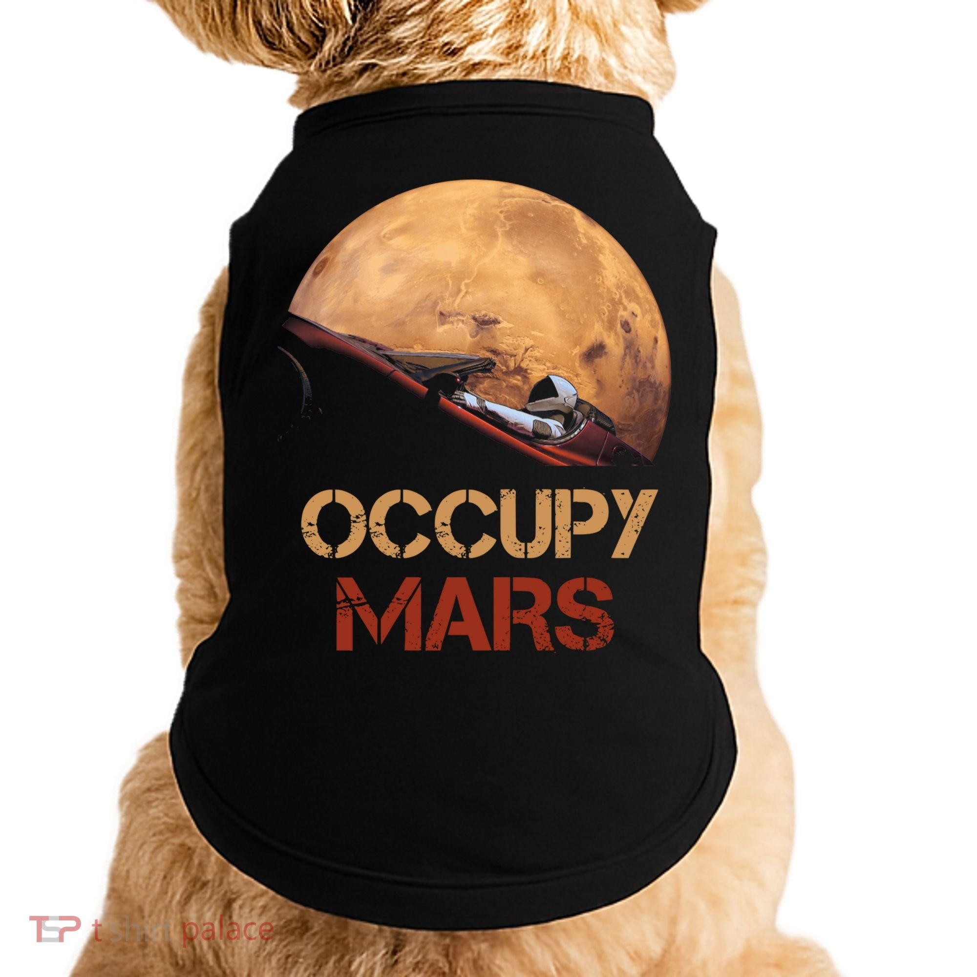 Occupy Mars Tee Doggie Tank
