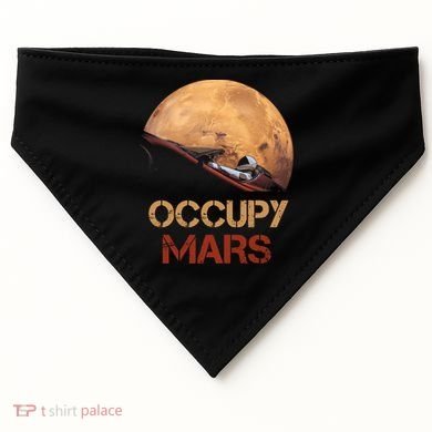 Occupy Mars Tee USA-Made Doggie Bandana