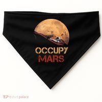 Occupy Mars Tee USA-Made Doggie Bandana thumb 0