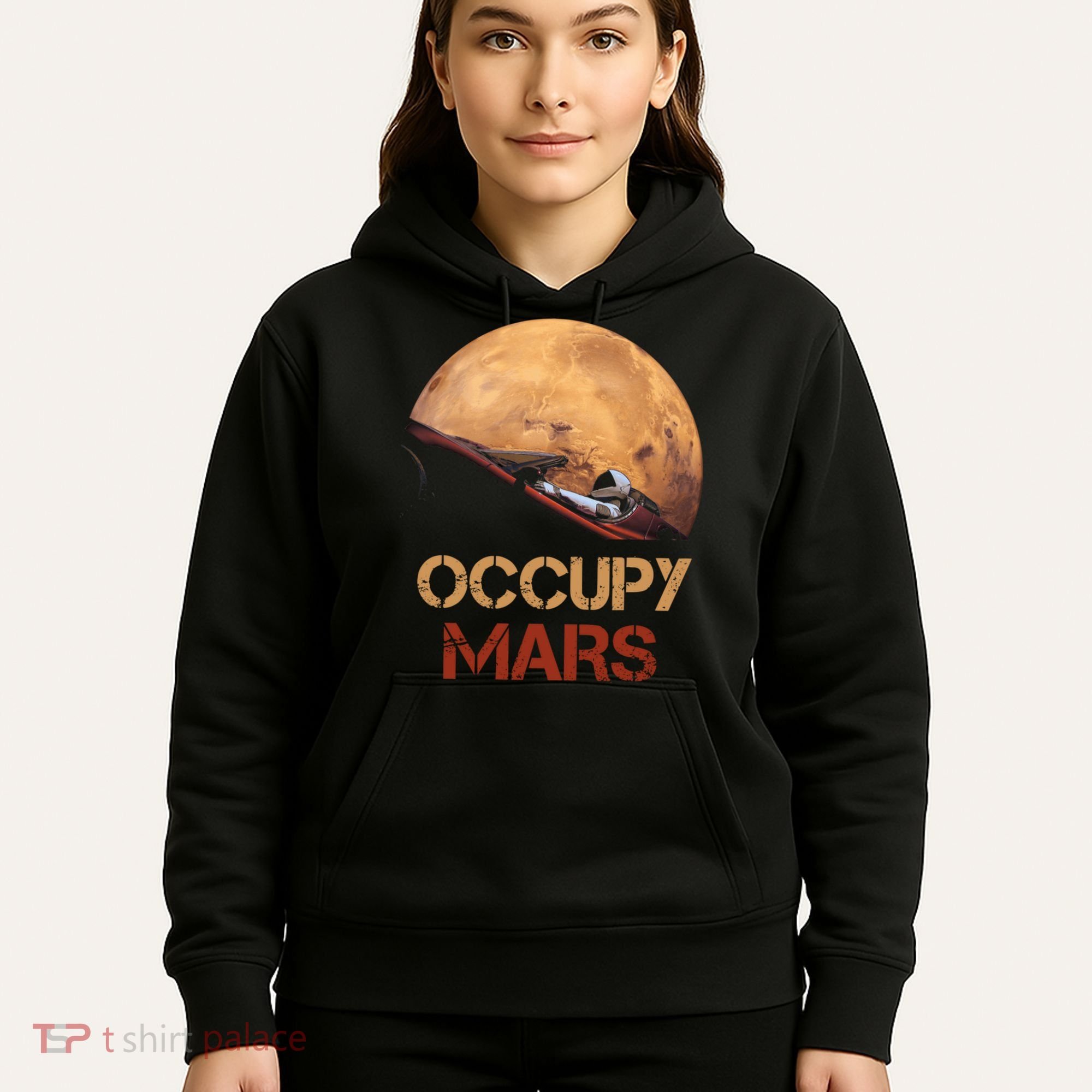 Occupy Mars Tee Hoodie