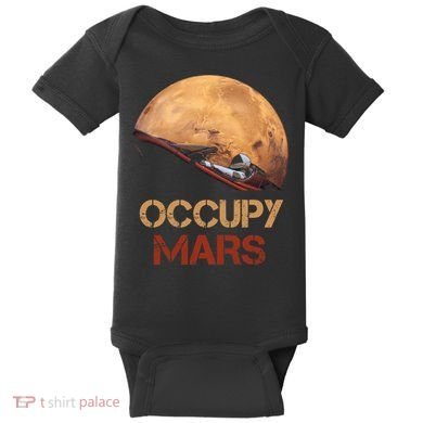 Occupy Mars Tee Baby Bodysuit