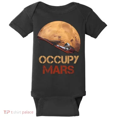 Occupy Mars Tee Baby Bodysuit