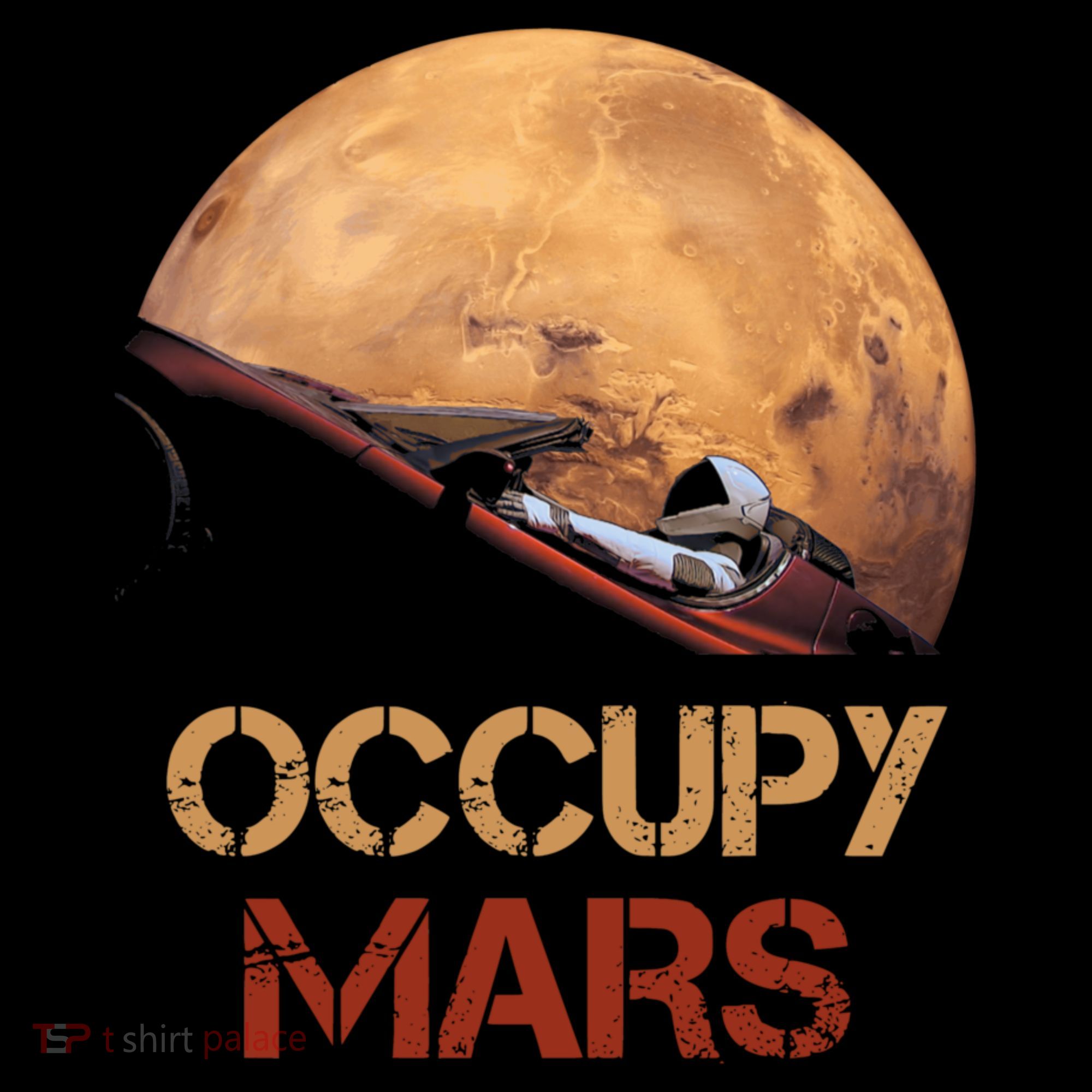 Occupy Mars Tee Women's Long Sleeve Shirt