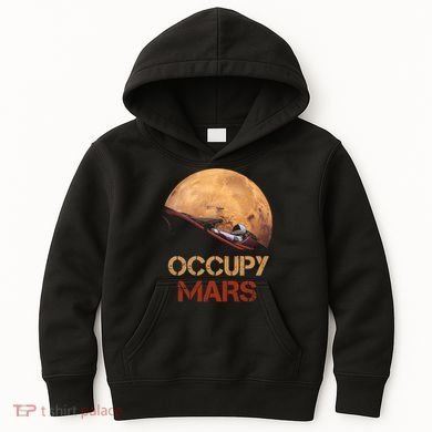 Occupy Mars Tee Kids Hoodie