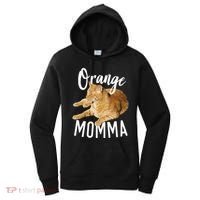 Orange Momma Tabby Lover Funny Saying Graphic Women's Hoodie thumb 0