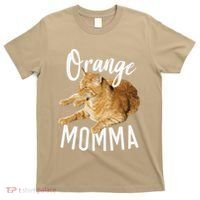 Orange Momma Tabby Lover Funny Saying Graphic T-Shirt thumb 0