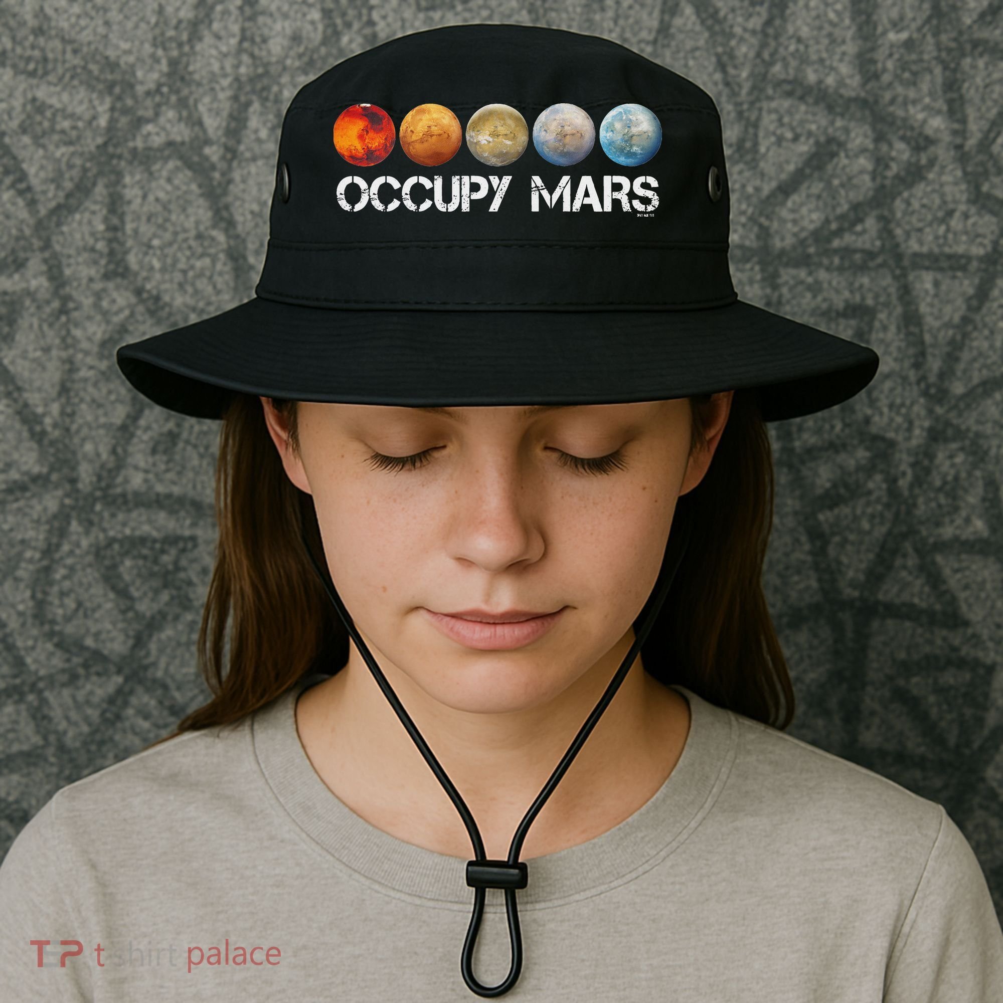 Occupy Mars Terraform Bucket Hat