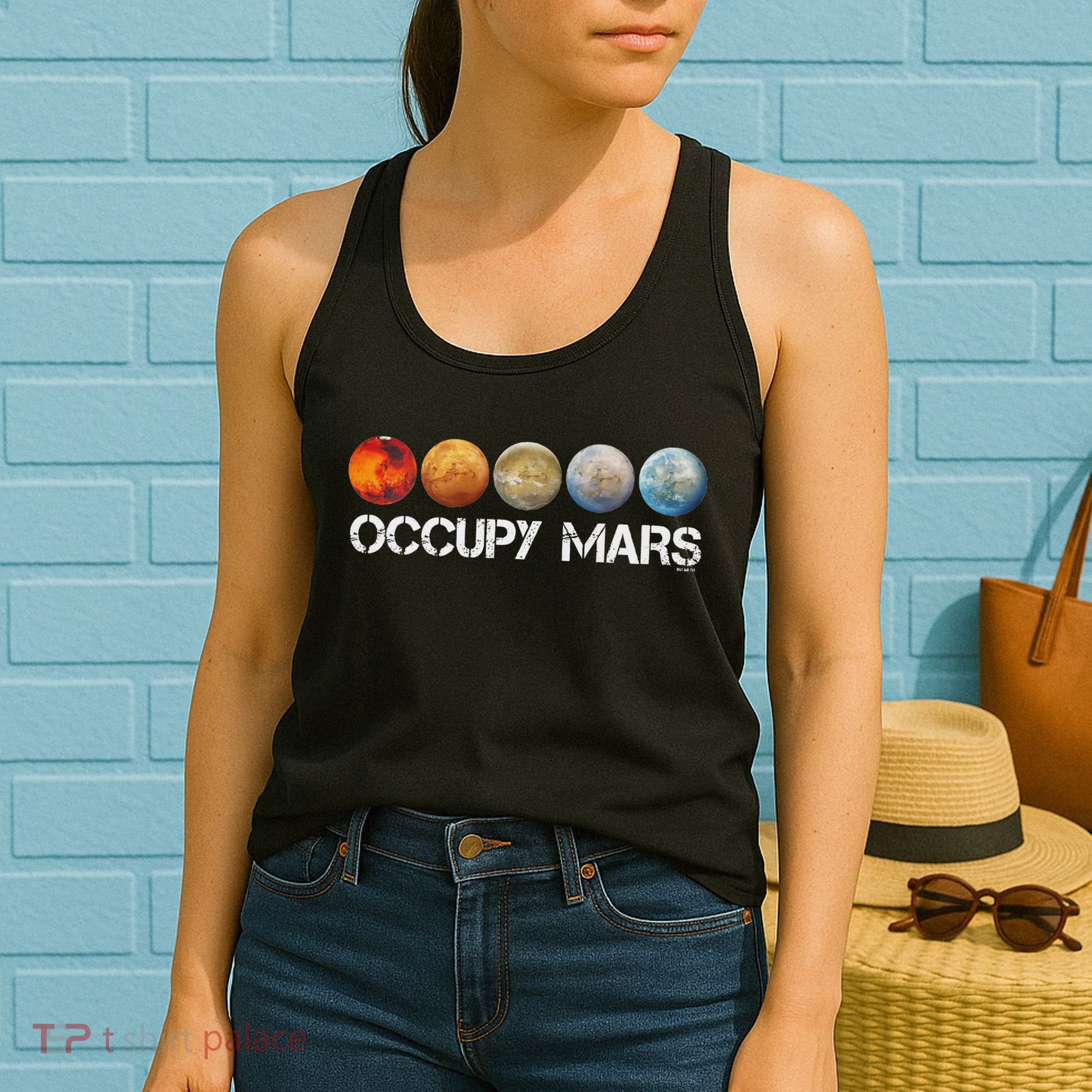 Occupy Mars Terraform Women's Tank Top