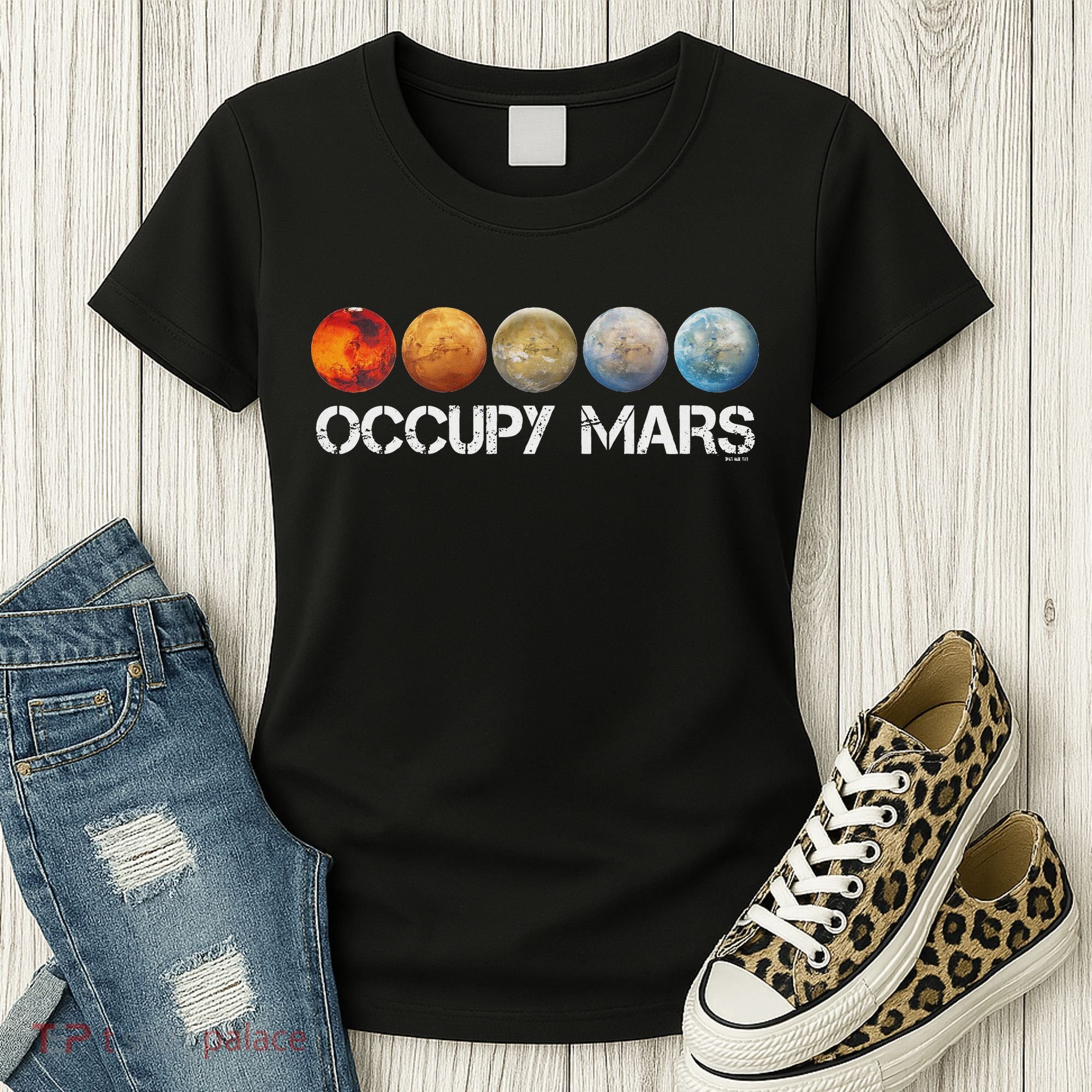 Occupy Mars Terraform Women's T-Shirt