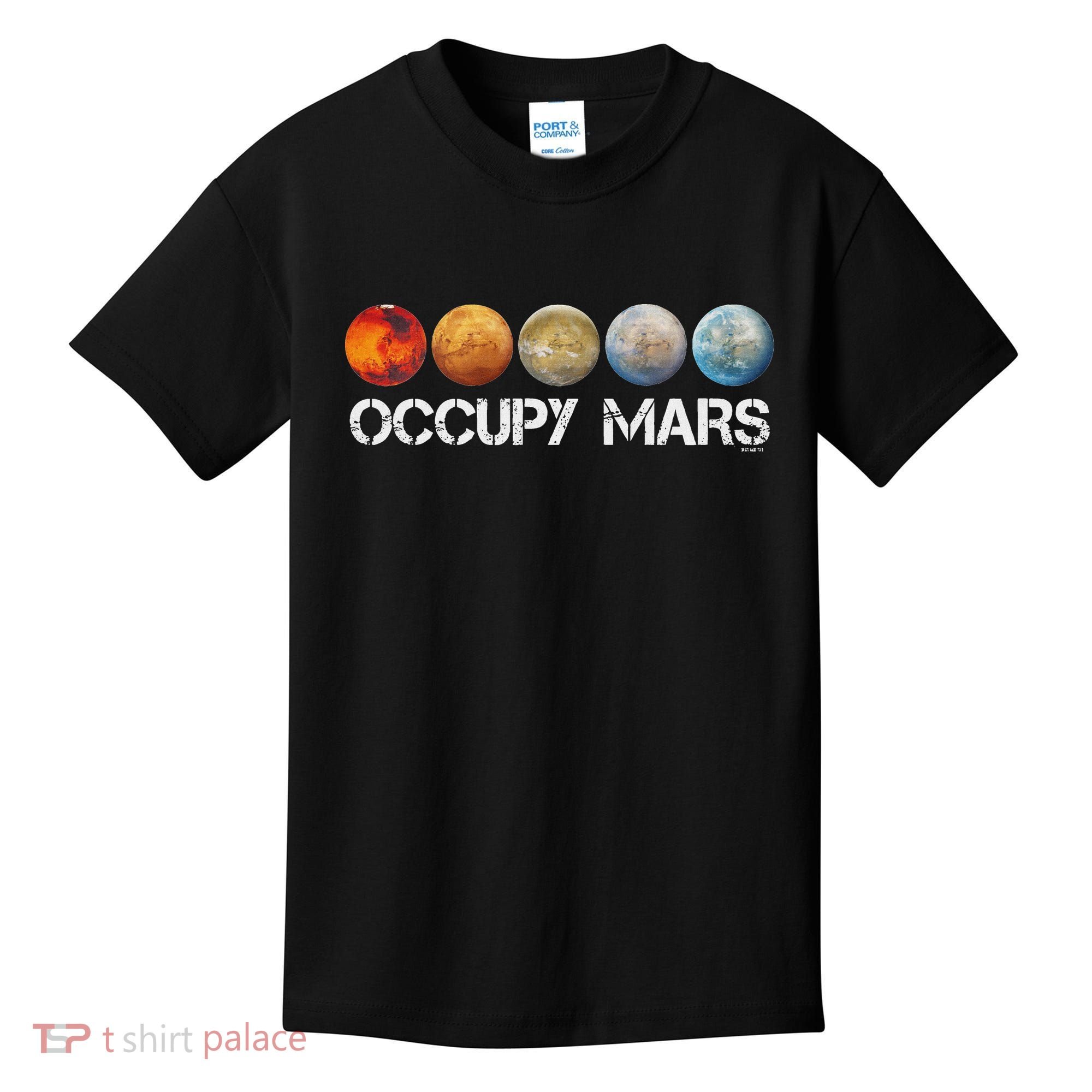 Occupy Mars Terraform Kids T-Shirt
