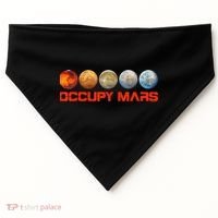 Occupy Mars Terraform USA-Made Doggie Bandana thumb 0