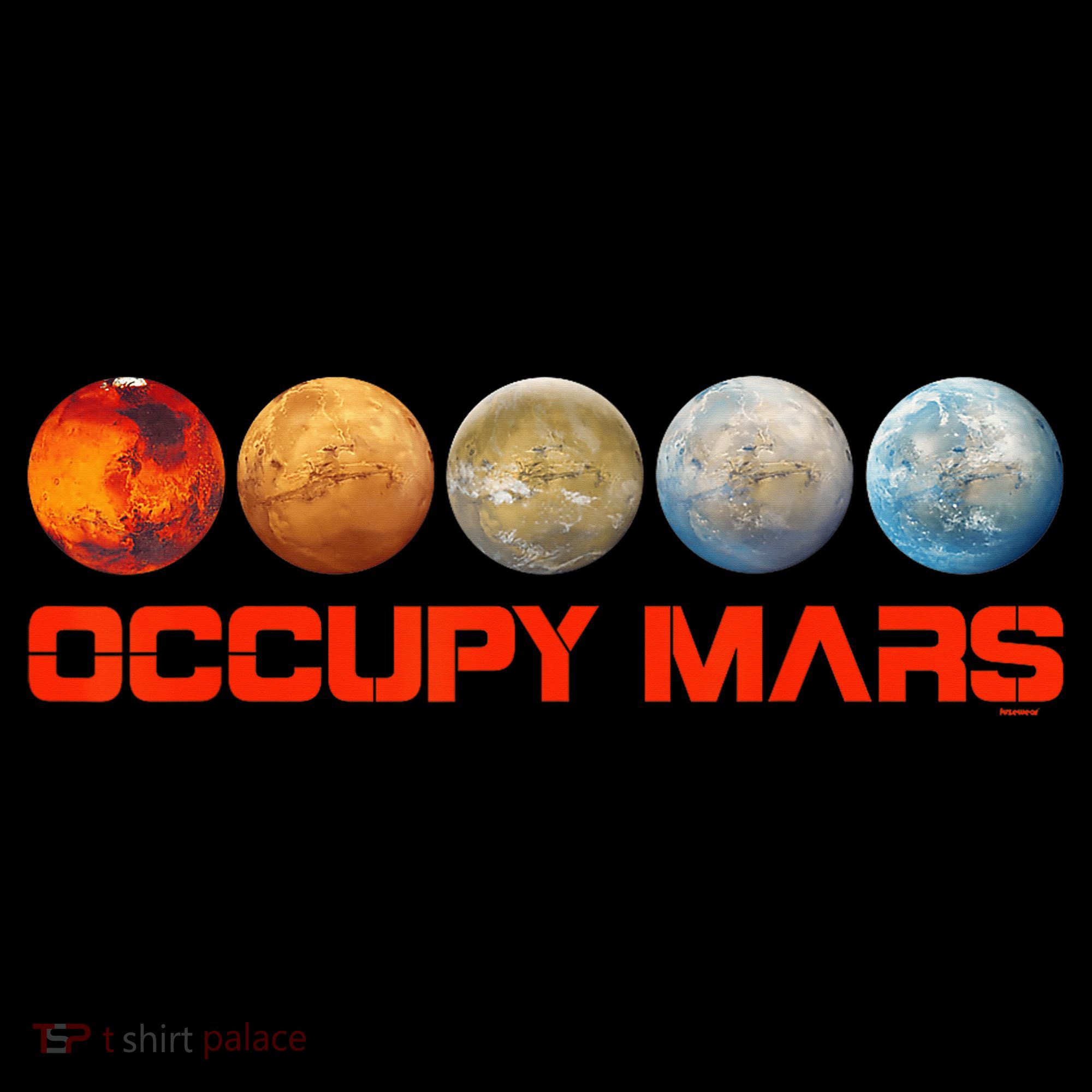 Occupy Mars Terraform Women's Hoodie