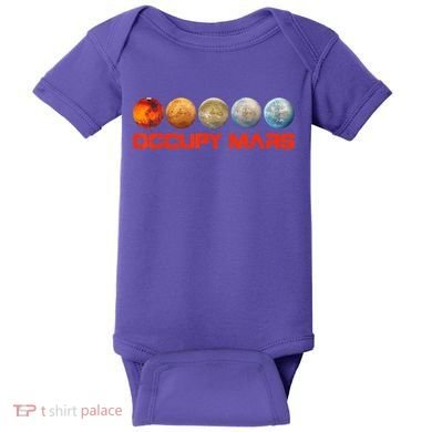 Occupy Mars Terraform Baby Bodysuit