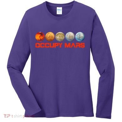 Occupy Mars Terraform Women's Long Sleeve Shirt