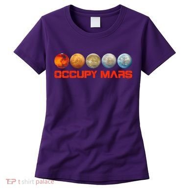 Occupy Mars Terraform Women's T-Shirt