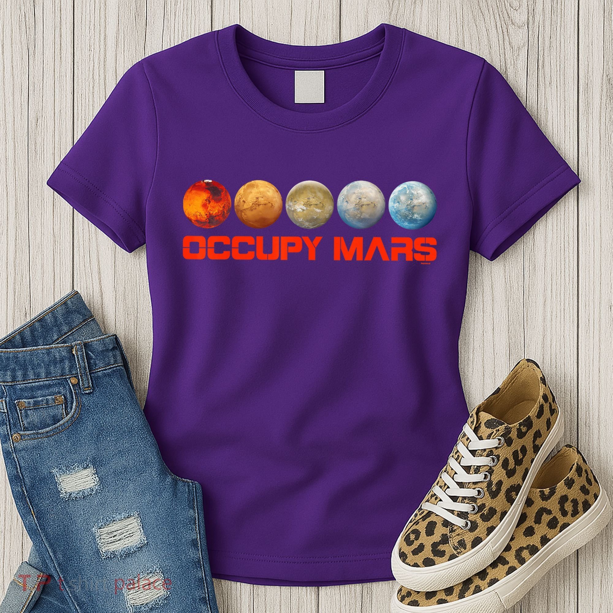 Occupy Mars Terraform Women's T-Shirt