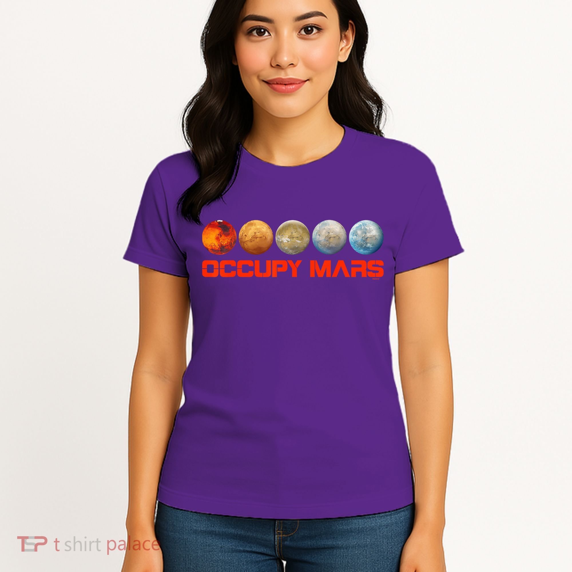 Occupy Mars Terraform Women's T-Shirt