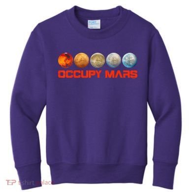 Occupy Mars Terraform Kids Sweatshirt