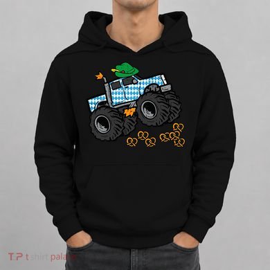 Oktoberfest Monster Truck Pretzels German Hoodie