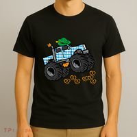 Oktoberfest Monster Truck Pretzels German T-Shirt thumb 3