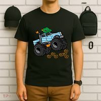 Oktoberfest Monster Truck Pretzels German T-Shirt thumb 6