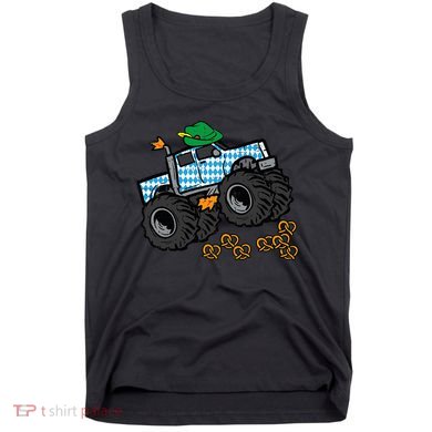 Oktoberfest Monster Truck Pretzels German Tank Top
