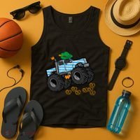 Oktoberfest Monster Truck Pretzels German Tank Top thumb 4