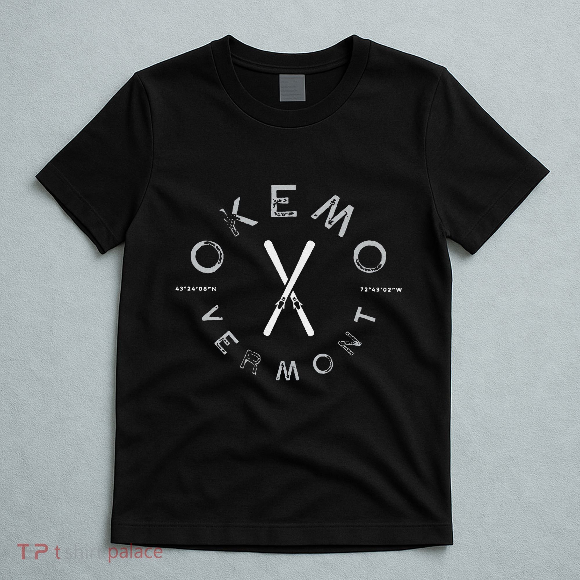 Okemo Mountain Vermont Graphic Vintage Ski T-Shirt