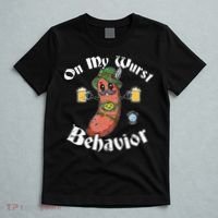 On My Wurst Behavior Funny Bratwurst Oktoberfest T-Shirt thumb 5