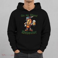 On My Wurst Behavior Funny Oktoberfest Costume Outfit German Hoodie thumb 0