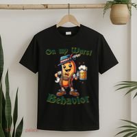 On My Wurst Behavior Funny Oktoberfest Costume Outfit German T-Shirt thumb 2