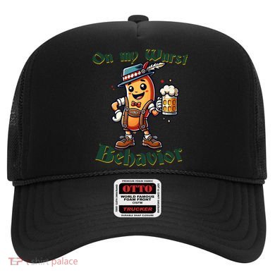 On My Wurst Behavior Funny Oktoberfest Costume Outfit German Hat